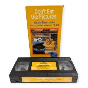 Sesame Street Don't Eat the Pictures Metropolitan Museum of Art VHS 1987 Muppets